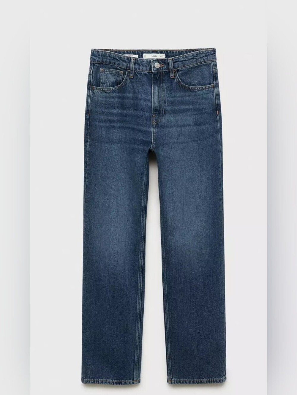 Mango Matilda medium-rise straight-fit jeans Sz 2